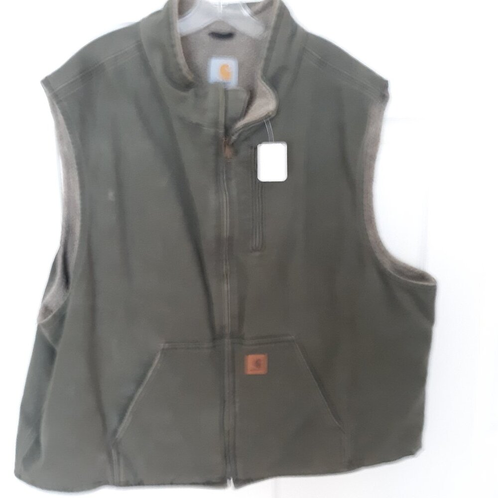 Carhartt Mens Sherpa Lined vest EUC  - size 3XL